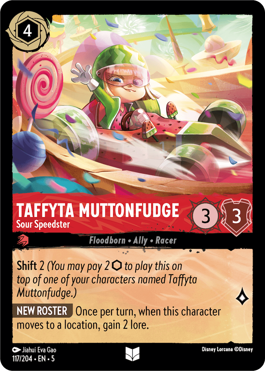 Taffyta Muttonfudge- Sour Speedster card