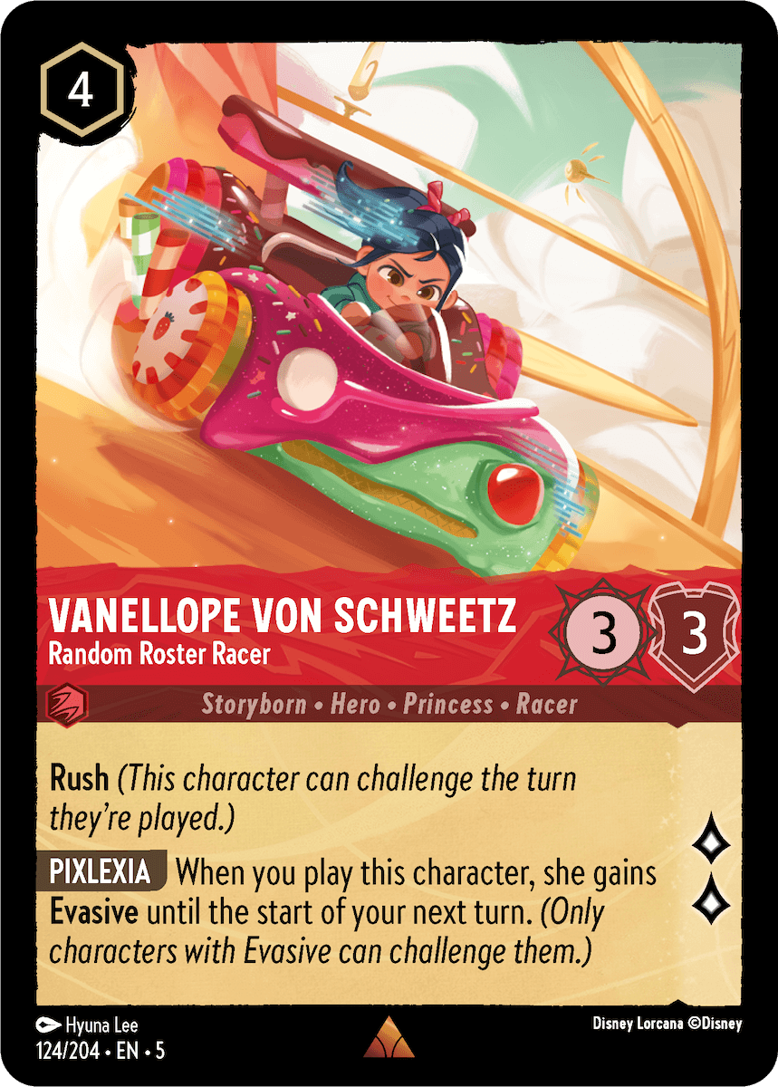 Vanellope von Schweetz - Random Roster Racer card