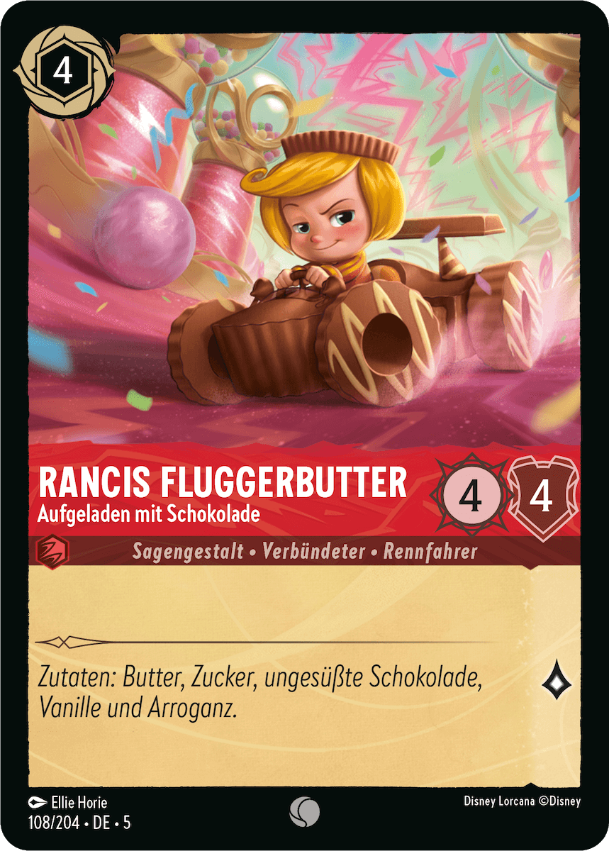 Rancis Fluggerbutter - Chocolate Charger card