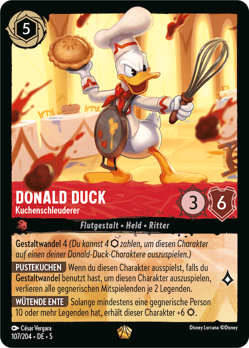 Image of Donald Duck – Pie Slinger card