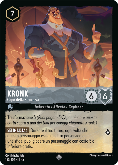 Kronk – Capo della Sicurezza