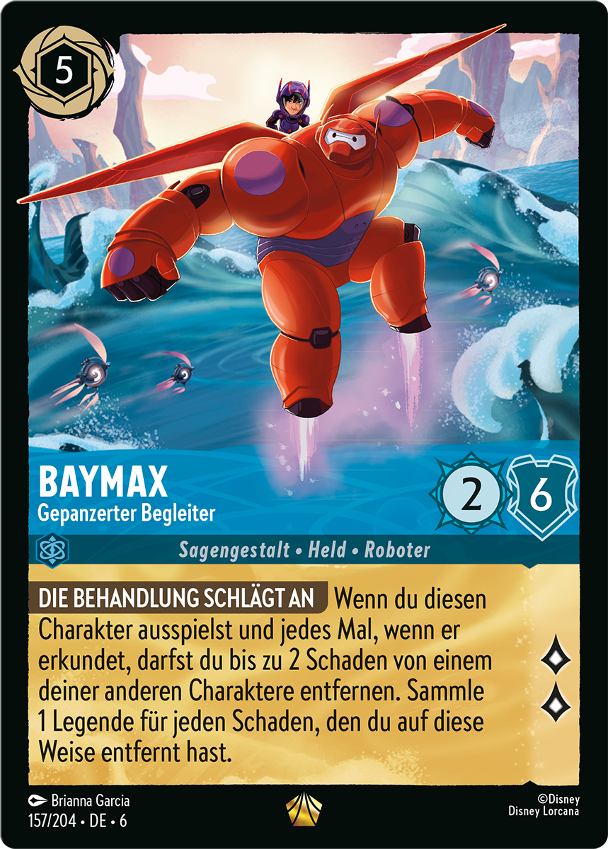 Baymax - Armored Companion card from the Disney Lorcana Trading Card Game