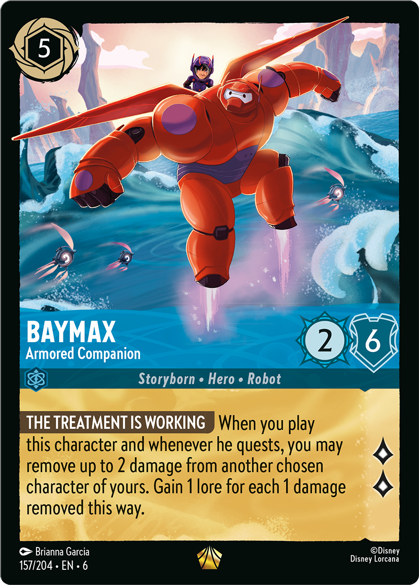 Baymax - Armored Companion card from the Disney Lorcana Trading Card Game