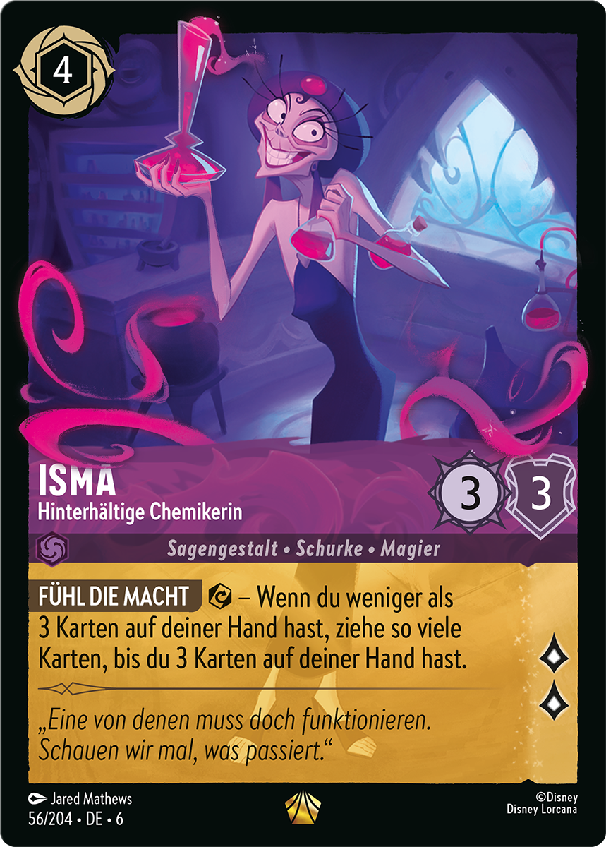 Card image of Yzma Conniving Chemist from the game Disney Lorcana Trading Card Game