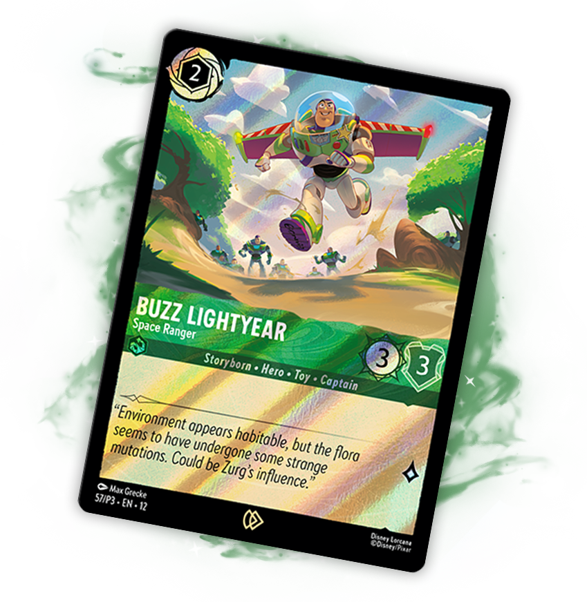 Image of Buzz Lightyear Lorcana card