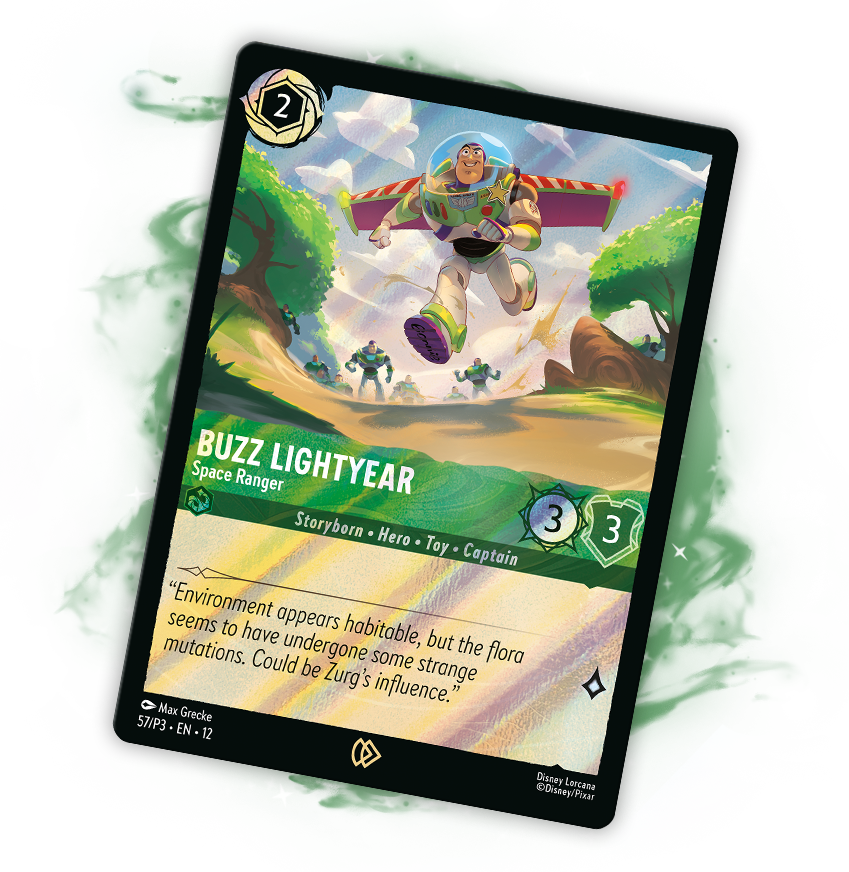 Image of Buzz Lightyear Lorcana card