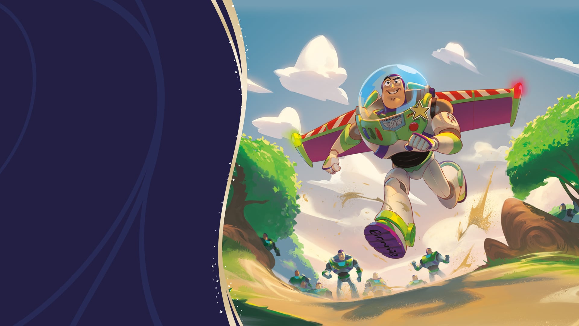Image of Buzz Lightyear card art from Disney Lorcana