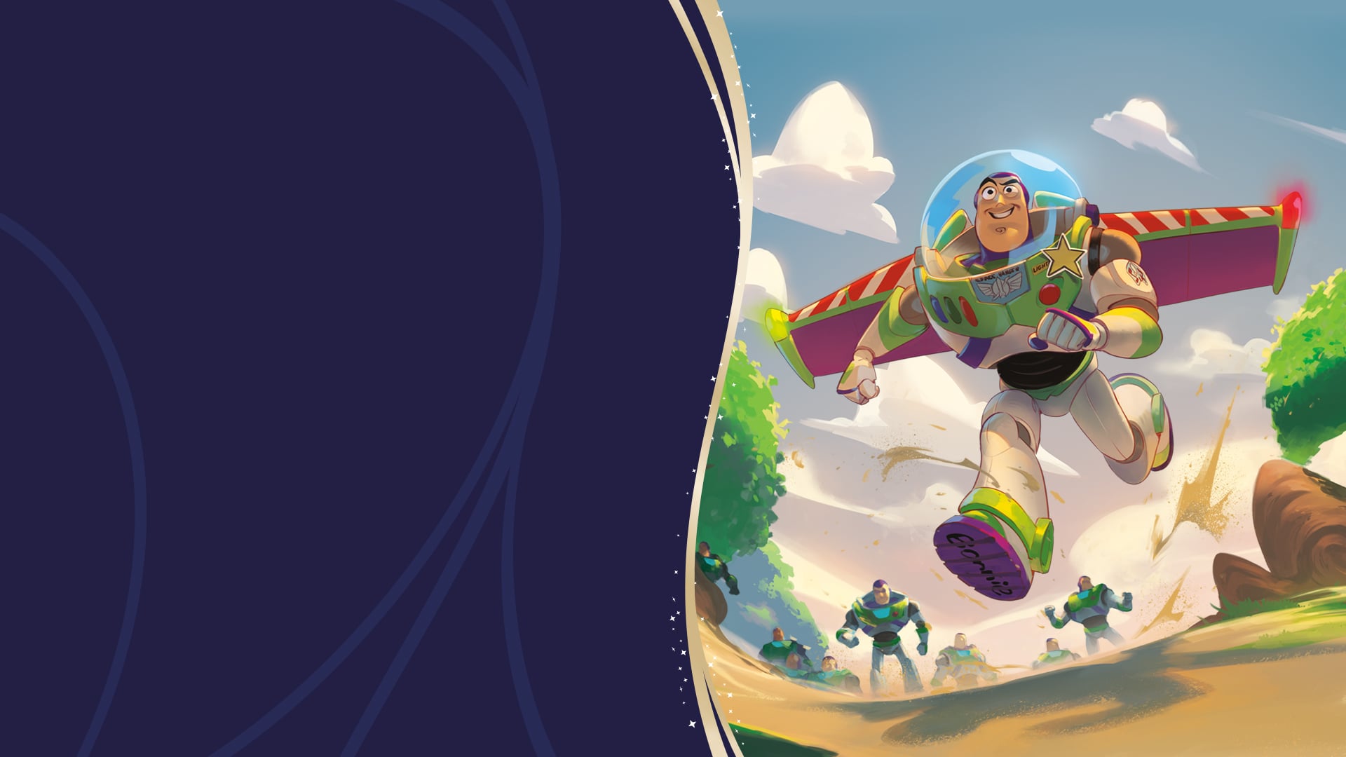 Image of Buzz Lightyear card art from Disney Lorcana