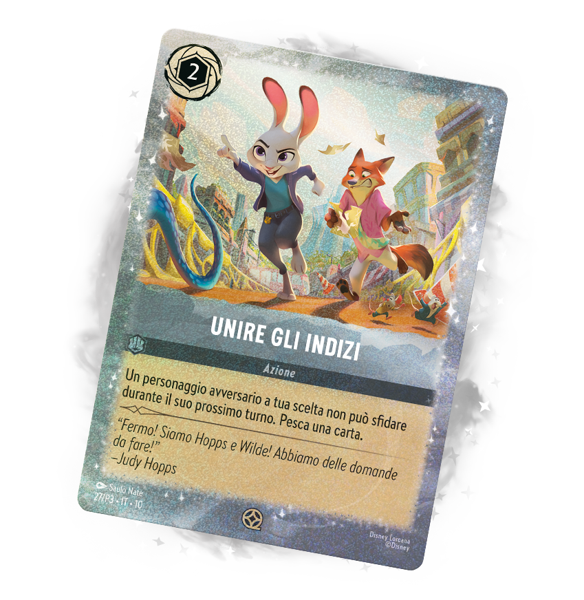 Disney Lorcana card of Nick Wild and Judy Hopps