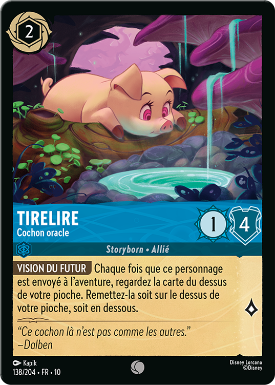 Disney Lorcana Whispers in the Well Card