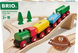 BRIO World Wooden Railway Train Set - Lift & Load Warehouse Set - Ages 3+ 