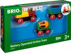 BRIO World 33424 - Classic Deluxe Railway Set - 25 Piece Wood Train Set  with Accessories and Wooden Tracks for Kids Ages 2 and Up