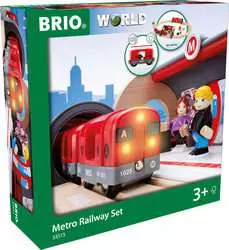 BRIO® WORLD Circuit de train de base transport de roches bois