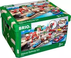  BRIO World 33210 - Rail & Road Loading Set - 32 Piece Wooden  Toy Train Set for Kids Age 3 and Up : Everything Else