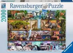 Ravensburger Shades of Summer 2,000 Piece Jigsaw Puzzle for Adults –  Softclick Technology Means Pieces Fit Together Perfectly