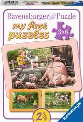 Ravensburger Kinderpuzzle - 03687 Unterwegs im Zoo - my first wooden puzzle  mit 10 Teilen - Puzzle für Kinder ab 2 Jahre