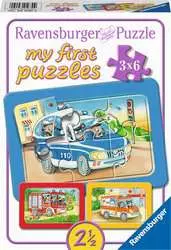 Ravensburger Kinderpuzzle - 03687 Unterwegs im Zoo - my first wooden puzzle  mit 10 Teilen - Puzzle für Kinder ab 2 Jahre