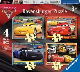 Disney Pixar Cars 3 4 in a Box Jigsaw Puzzle Ravensburger