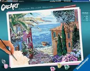 CreArt Mediterranean Landscape  Paint by numbers for adults