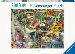 Ravensburger Lot of 2 Puzzles: Gardener's Paradise 2000, Big Sur sold Sunset 1000: Ne