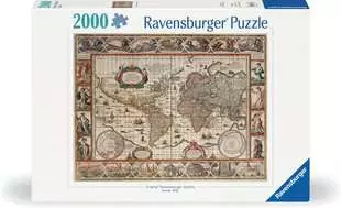 RAVENSBURGER PUZZLE 1500PC WORLD MAP OF 1594 80x60 cm ART 16381