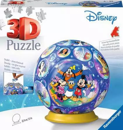 3D Puzzle Ball Disney Characters - 72 Pieces