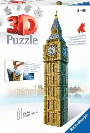 3D Puzzle Building Big Ben - 216 Pieces