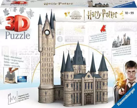 3D Puzzle Building Harry Potter Hogwarts Astronomy Tower - 540 Pieces