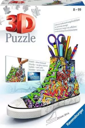 3D Puzzle Organizer Graffiti Trainer - 108 Pieces