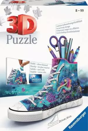 3D Puzzle Organizer Mermaids Trainer - 108 Pieces