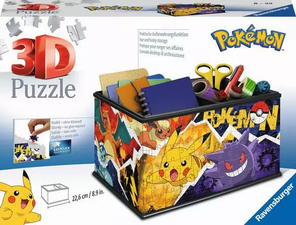 3D Puzzle Organizer Pokemon Storage Box - 216 Pieces