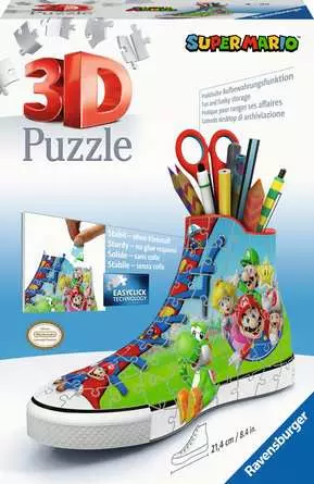 3D Puzzle Organizer Super Mario Trainer - 108 Pieces