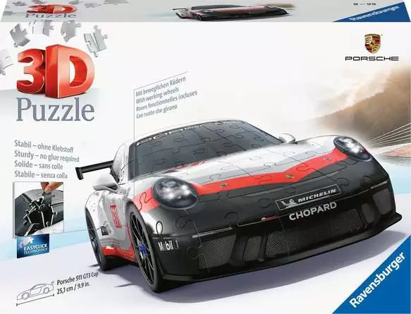 3D Puzzle Vehicle Porsche GT3 Cup - 108 Pieces