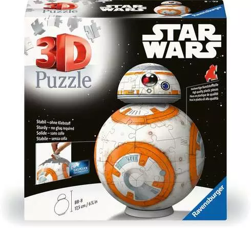 3D Puzzle Vehicle Star Wars BB8 - 99 Pieces