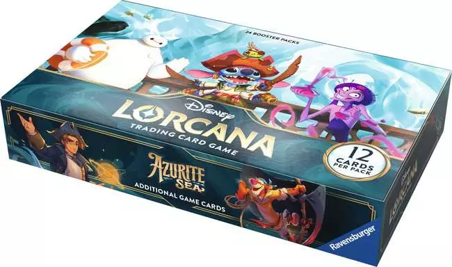 Disney Lorcana TCG Azurite Sea Set 6 - 24 Booster Pack Box