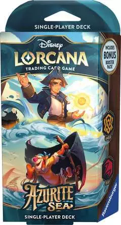 Disney Lorcana TCG Azurite Sea Set 6 - Amber & Ruby Starter Deck