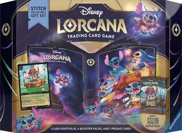 Disney Lorcana TCG Azurite Sea Set 6 - Stitch Collectors Gift Set