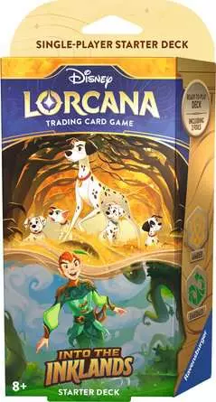 Disney Lorcana TCG Into the Inklands Set 3 - Amber & Emerald Starter Deck