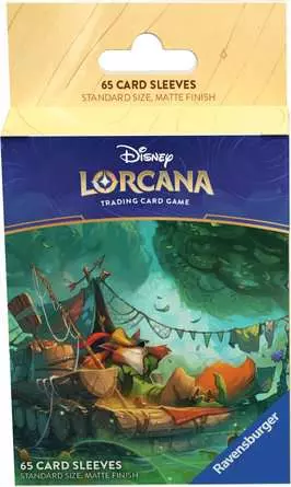 Disney Lorcana TCG Into the Inklands Set 3 - Robin Hood 65 Card Sleeves