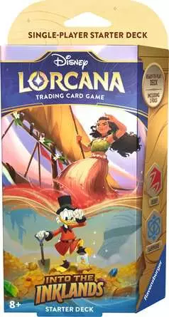 Disney Lorcana TCG Into the Inklands Set 3 - Ruby & Sapphire Starter Deck