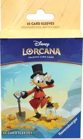 Disney Lorcana TCG Into the Inklands Set 3 - Scrooge McDuck 65 Card Sleeves