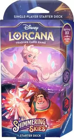 Disney Lorcana TCG Shimmering Skies Set 5 - Amethyst & Ruby Starter Deck