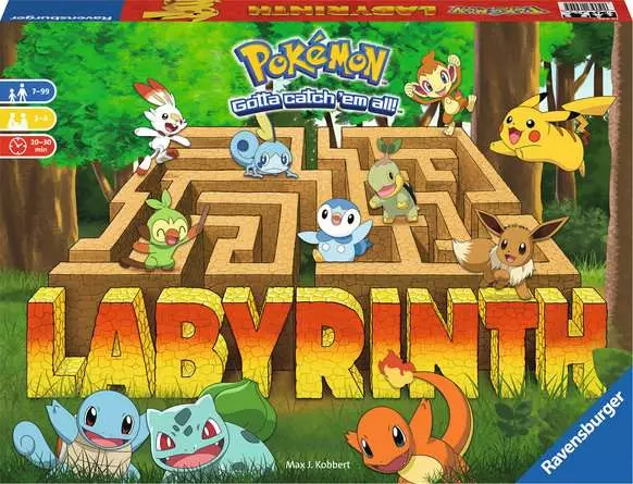 Family Game Pokemon Labyrinth - Game for kids 7 years up