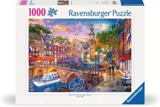 Jigsaw Puzzle Amsterdam - 1000 Pieces Puzzle