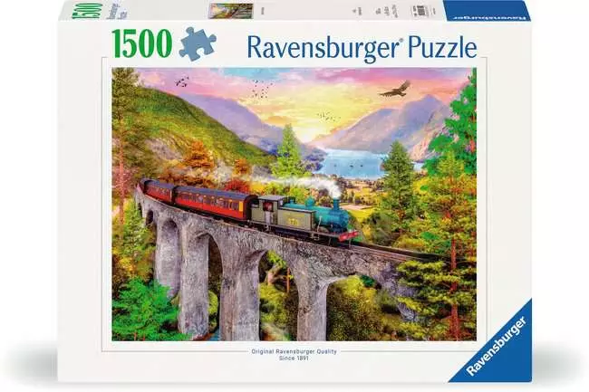 Jigsaw Puzzle Autumn Viaduct - 1500 Pieces Puzzle