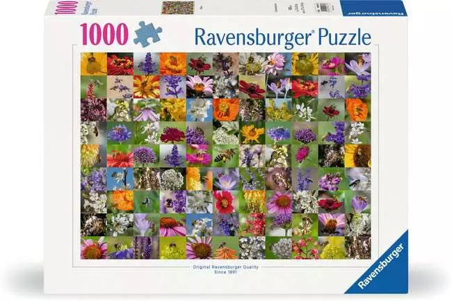 Jigsaw Puzzle Bee Collage - 1000 Pieces Puzzle