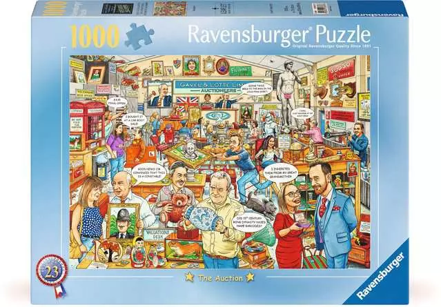 Jigsaw Puzzle Best of British - The Auction - 1000 Pieces Puzzle