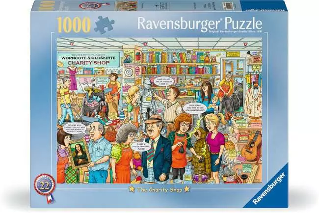 Jigsaw Puzzle Best of British - The Charity Shop - 1000 Pieces Puzzle