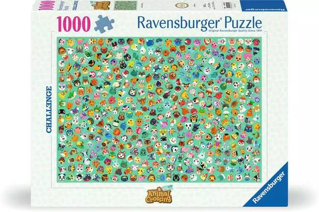 Jigsaw Puzzle Challenge - Animal Crossing - 1000 Pieces Puzzle