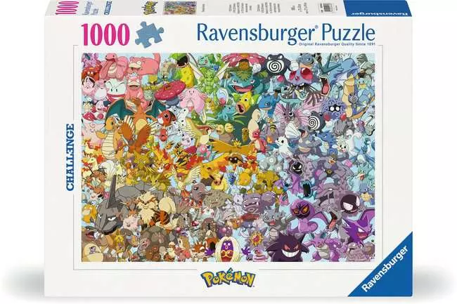 Jigsaw Puzzle Challenge - Pokemon - 1000 Pieces Puzzle